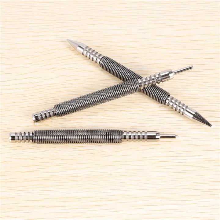 JDXHLAU%203%20Pcs%20Nail%20Set%20and%20Hinge%20Pin%20Tool%20Center%20Punch%20Spring%20Loaded%20Nail%20Set%20for%20Door%201/32%20Inch%201/16%20Inch%20Dual%20,%201/8%20Inch%20-%20Image%202