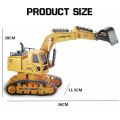 1:20 Radio Controlled JCP Excavator & Bulldozer | Construction Vehicle Toy Truck Caterpillar Tractor Model Engineering Car | 2.4GHz RC Excavator Toy for Boys. 