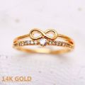 Luxury Infinite Love Rings for Women Engagement Wedding Ring Fashion Female Promise Rings Wedding Band Anniversary Gift Jewelry. 