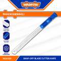 Paper Cutter Stainless Steel Body Snap-Off Blade Knife 09mm X 80mm WADFOW Brand WSK1509. 