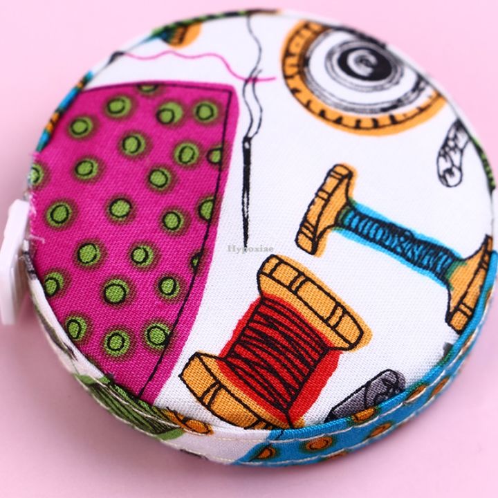 Cloth Ruler Retractable Hypoxiae Mini Retractable Portable Ruler Tape Measure Fabric Covered ...
