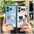 Durable Cute Phone Case For ZTE Blade A36 4G/Z2472 Shockproof Anti-knock Phone Pouch Graffiti Cartoon Full wrap Silicone. 