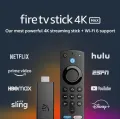 Amazon Fire TV Stick 4K Max streaming device, Wi-Fi 6, Alexa Voice Remote. 