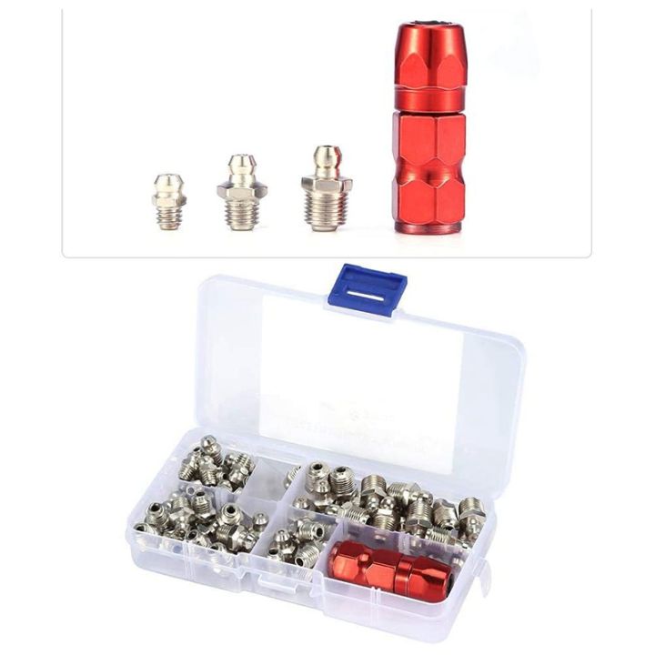 61Pcs/Set%20Grease%20Fitting%20Pack%20M6/M8/M10%20Metal%20Nipple%20Mechanical%20Lubrication%20Part%20Grease%20Nipple%20Fitting%20Assortment%20Kits%20-%20Image%202