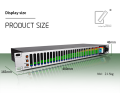 Digital Equalizer EQ Noise Reduction with Spectrum Display 31-Band Graphic Equalizer Audio Digital Equalizer Professional Sound System Professional Equalizer for KTV Stage Performance. 