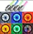 2 PCS Bicycle Valve Light Dust Cup Tyre Rim Light Bulb Cycle Tire Light Lamp Bike Rim Lights Bicycle Parts Accessories Equipment. 