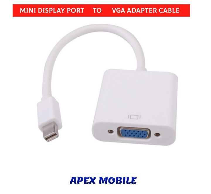 1080P mini Display port to VGA Cable Adapter