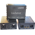 1Pcs Audio Isolator Noise Reduction Filter Eliminates Current Noise Dual-Channel 6.5 XLR Mixer Audio Isolator LA2XS. 