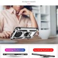 KEYSION Shockproof Armor Case for Honor 50 Lite 20 9A 9S PC+ Stand Phone Back Cover for Huawei Y7A Y9A Nova 8i Y60. 