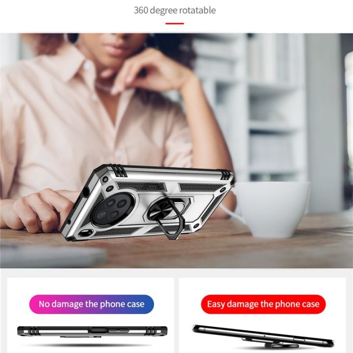 KEYSION%20Shockproof%20Armor%20Case%20for%20Honor%2050%20Lite%2020%209A%209S%20PC+%20Stand%20Phone%20Back%20Cover%20for%20Huawei%20Y7A%20Y9A%20Nova%208i%20Y60%20-%20Image%207