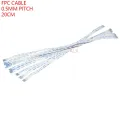 【Top mobile  Store】(New) 10PCs FPC ribbon flexible flat cable pitch 0.5mm A-type 4p 8p 12p 16p 20p 30p 40 p FFC wire 6/10/12/16/20/30/40 pin. 
