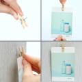 【GlowBound】AU42 -Push Pins With Wooden Clips 50Pcs Thumbtacks Pushpins Creative Paper Clips Clothespins Natural Color for Cork Board and Ph. 
