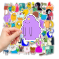 60pcs Adventure Time Stickers Pack For Kids for Laptops skateboard luggage. 