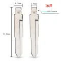 Replacement Flip Key #07 #15 #16 #23 #62 Key Blade For Mitsubishi Lancer Galant Outlander Pajero Car Remote Key Blank-No.62. 