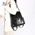 LouisWill Women’s Backpack Shoulder Bag Korean School Backpacks Fashionable Ladies Backpack Casual Simple Student Bags Laptop Backpacks Lightweight Anti-theft Backpacks For Girls Teens Women Fashion. 