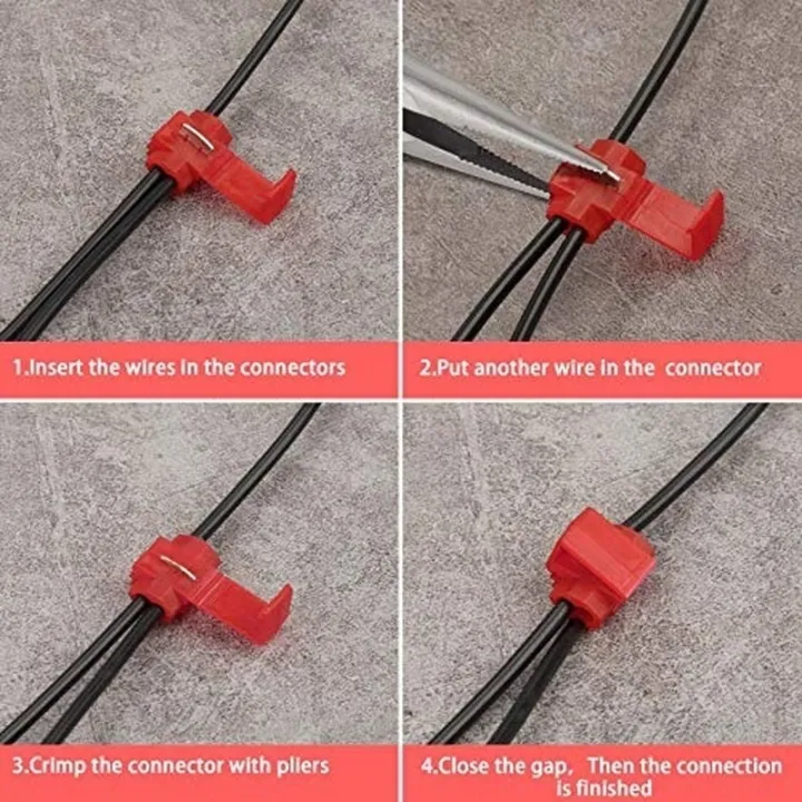 100%20s%20Scotch%20Lock%20Wire%20Connectors%20Quick%20Splice%20Terminals%20Splice%20Ant%20Clips%20Lock%20Wire%20Terminal%20Snap%20Connector%20KIT%20-%20Image%204
