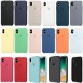 Super Luxury Soft textured Protective Silicone Case Back Cover for iPhone XS Max. 