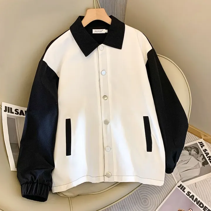 Spring%20and%20Autumn%20Coat%20Men's%20and%20Women's%20Jacket%20Couple%20Coat%20Stitching%20Square%20Collar%20Double%20Layer%20Outdoor%20All-Matching%20Popular%20Trendy%20Men's%20High-End%20-%20Image%205