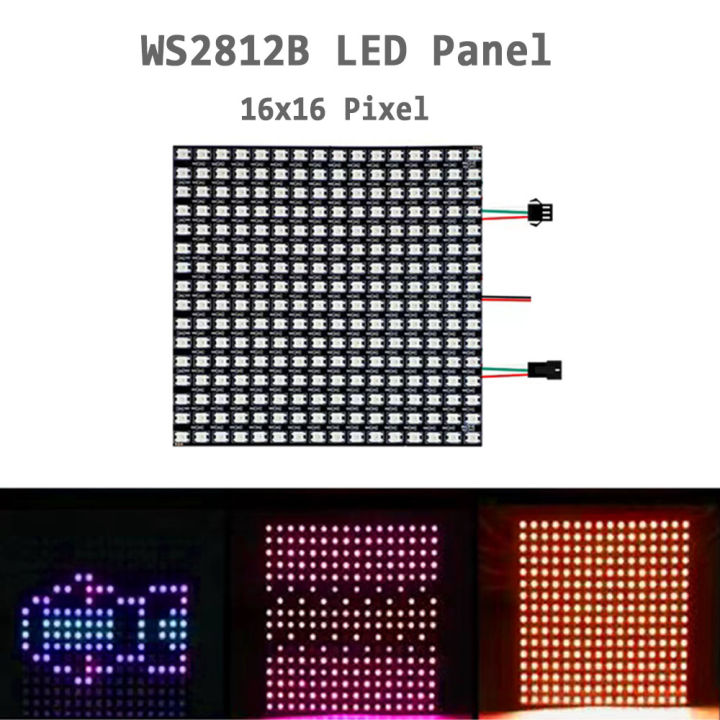 Ws2812b%2016x16%208x8%208x32%20Pixel%20Panel%20Flexible%20Matrix%20Screen%20Individually%20Addressable%20Ws2812%20Ic%20Rgb%205050%20Smd%20Led%20Module%20Dc5v%20-%20Image%203