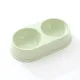 Double Pet Bowls Cat Food Water Feeder. 