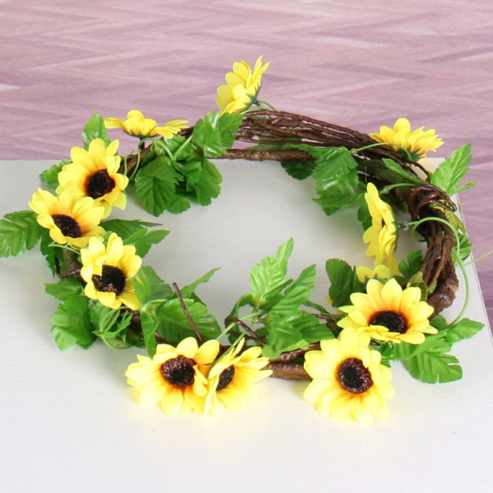230cm%20Silk%20Artificial%20Flowers%20Sunflowers%20Ivy%20Vine%20Plastic%20Flowers%20for%20Home%20Decoration%20Summer%20Rattan%20String%20Hanging%20Leaves%20-%20Image%203