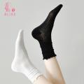 Bliss Hollow Mesh Socks Women's Breathable Anti-slip Cotton Sports Socks Thin Hollow Design High Elasticity Sweat-absorption Buyers' Favorite Summer Footwear. 