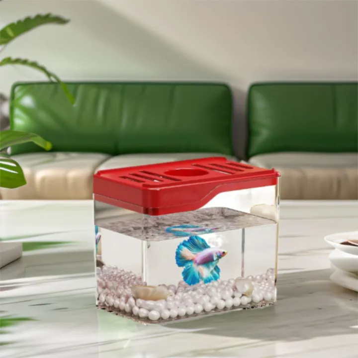 Aquarium%20Transparent%20Mini%20Fish%20Drop%20Resistant%20Shatterproof%20Desktop%20Fish%20Plastic%20Stackable%20Turtle%20Home%20-%20Image%204