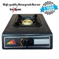 Gas cooker Single burner with honeycomb burner. 