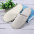 Winter Solid Color Velvet Warm Home Leisure Non-Slip Hotel Disposable Wool Slippers. 