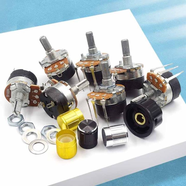 【FOOT SOFA】WH138-1 B5K/10K/20K/50K/100K/250K/500K with Switch Dimming Speed Control Potentiometer