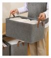 Clothes Storage Box Foldable Wardrobe Organizer and Storage Box Household Thickening and Wear-Resistant Clothing Finishing Box. 