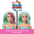 Mattel Barbie Color Reveal Mermaid Series 11.5 Inch Doll and Accessories with 6 Surprises, Color Change Hair, Gift for Kids. 