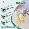 Garlic Press Mincer Stainless Steel Multifunction Crusher Kitchen Cooking Ginger Squeezer Masher Handheld Ginger Mincer Tools. 