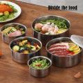5-Piece Fresh Box Set - Stainless Steel Food Storage Containers for Fresh and Convenient Food Preservation. 