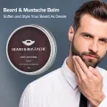 4pcs/set Beard Growth Kit Hair Enhancerbeard Essential Oil Moisturizing Hair Wax Roller Comb For Men Barbe Beard Styling Care. 