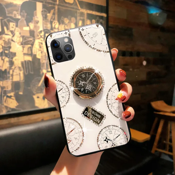 CasingLee%20For%20OPPO%20F15%20case%20Navigation%20Magnetic%20Ring%20Holder%20Luxury%20Diamond%20clock%20Mirror%20Back%20Cover%20OPPO%20F15%20Phone%20cases%20cover%20Luxury%20with%20Lanyard%20For%20girls%20and%20Boys%20-%20Image%202