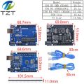 1 Set Uno R3 Official Box Atmega16u2mega328p Chip For Arduino Uno R3 Development Board Usb Cable. 