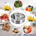 Separator Set Stainless Steel Steamer Basket Rack Accessories Fast Steaming Grid Basket Divider for Cooking. 