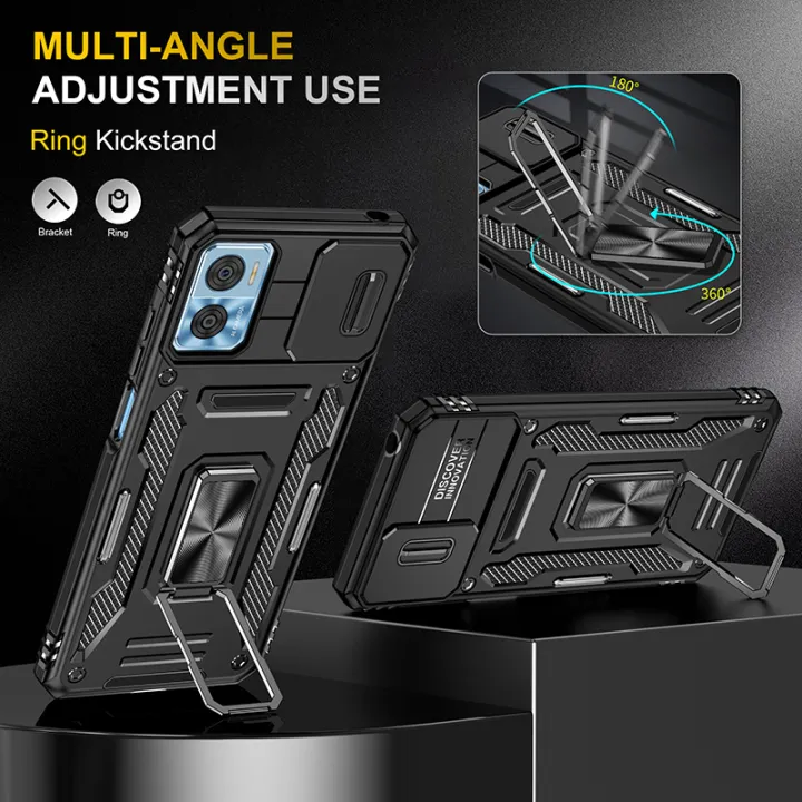 Lereach%20for%20Motorola%20MOTO%20E22%20/%20E22i%20Antiskid%20Bracket%20Shockproof%20Back%20Cover,%20Triangular%20stria%20Armor%20Phone%20Case%20-%20Image%206