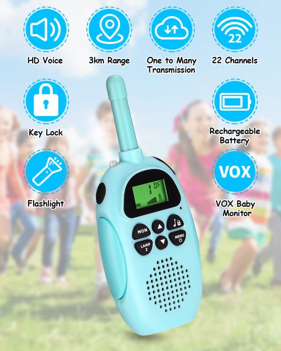 2%20Pcs%20Walkies%20Talkies%20for%20Kids%20-%20Rechargeable%20Kids%20%20Walkie-Talkie%2022%20Channels%20with%20Backlight%20Flashlight%20VOX%20Function%20by%20ZinZen%20-%20Image%203