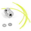 【ZOSR】Trimmer Head With 4 Lines Brush Head Aluminum Grass Cutting Line Strimmer For Brushcutter Lawn Mower grass cutter. 