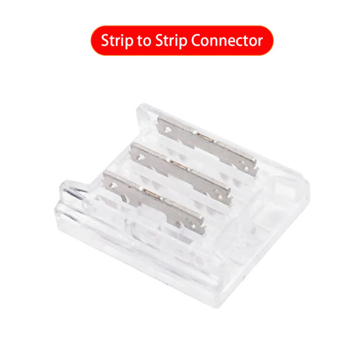 WS2811%20WS2812B%20SK6812%20LED%20Transparent%20Solderless%20Cover%20Connector%2010mm%20Width%20For%20SMD%20Led%20Strip%20-%20Image%202