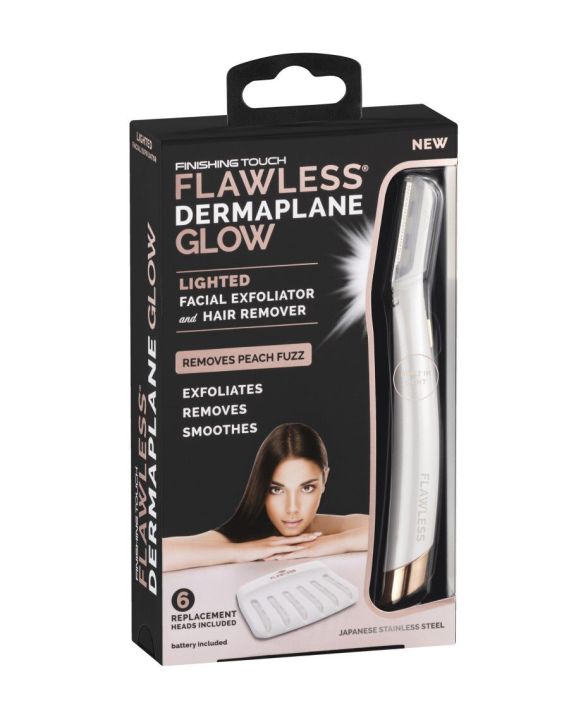 Finishing touch Flawless Dermaplane  Lady Razor Shaver Painless Exfoliates Dead Skin Tool