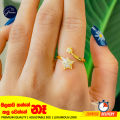 Glamon Rings For Girls Gold Jewellery Stone Heart Star Flower Shape Ring Size Adjustable Girls Rings Gift For Girls Friend Women Ring. 