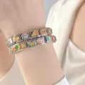 Hapiship  New Fashion Food Hamburger Ice Cream Charm Italian Links Fit 9mm Bracelet Stainless Steel Jewelry DIY Making DJ585. 