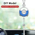 Car Perfume Pendant Air Freshener Hanging Perfume Empty Bottle Auto Interior Rearview Mirror Metal Lace Pendant Car Decoration. 