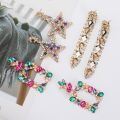 Pauli Manfi New Fashion Colorful Rhinestone Earrings Women Bohemian Geometric Dangle Earring Accessories. 
