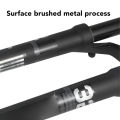 Bicycle Front Fork Black 26inch Bike Air Suspension Fork for Hiking. 