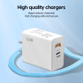 Hone Handmi Samsung IpQC3.0 B Fast Charging PD120EloughW + US Mobile Phone Charger Adapter is suitable for Huawei small device use. 