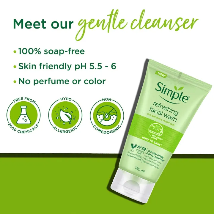 Simple%20Kind%20To%20Skin%20Refreshing%20Face%20Wash%20150%20ml%20%7C%20100%25%20soap-free%20gentle%20cleanser%20for%20sensitive,%20dry%20&%20oily%20skin,%20for%20women%20&%20men(FROM%20INDIA)NUZ%20-%20Image%205